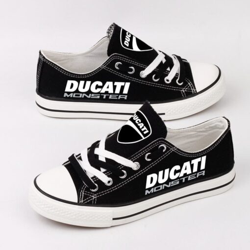 Ducati Canvas Sneakers Shoes For Men Women Fans - Image 10