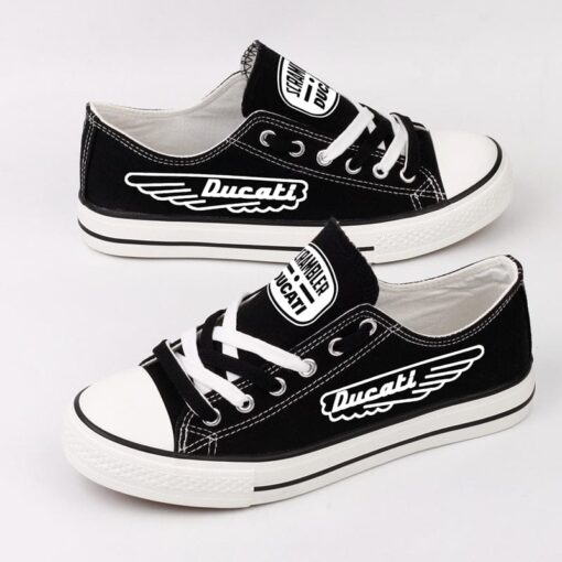 Ducati Canvas Sneakers Shoes For Men Women Fans - Image 2