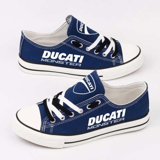 Ducati Canvas Sneakers Shoes For Men Women Fans - Image 3