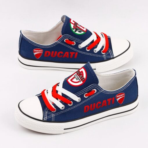 Ducati Canvas Sneakers Shoes For Men Women Fans - Image 5
