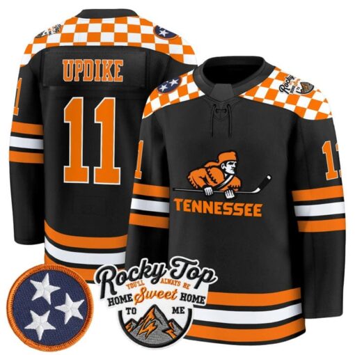Dylan Updike Jersey #11 Tennessee Volunteers 2025-26 Hockey Premium Stitched