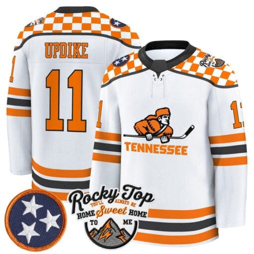 Dylan Updike Jersey #11 Tennessee Volunteers 2025-26 Hockey Premium Stitched - Image 2