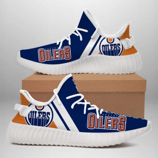 Edmonton Oilers 350v Yeezy Sneakers For Men Women Fans