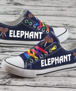 Alternative view of Elephant Canvas Sneakers Shoes For Men Women Fans