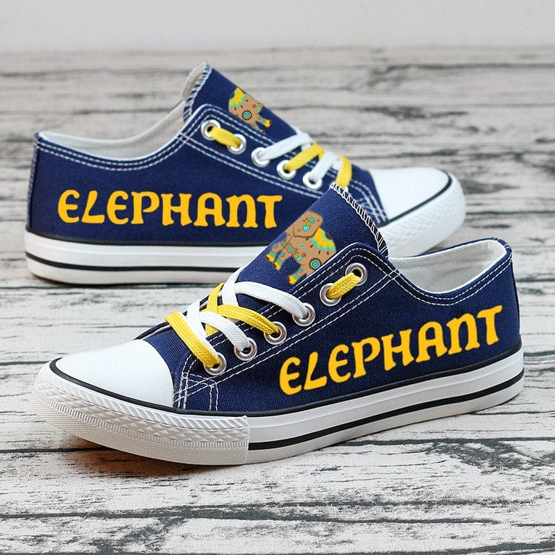 Elephant Canvas Sneakers Shoes For Men Women Fans - Image 6