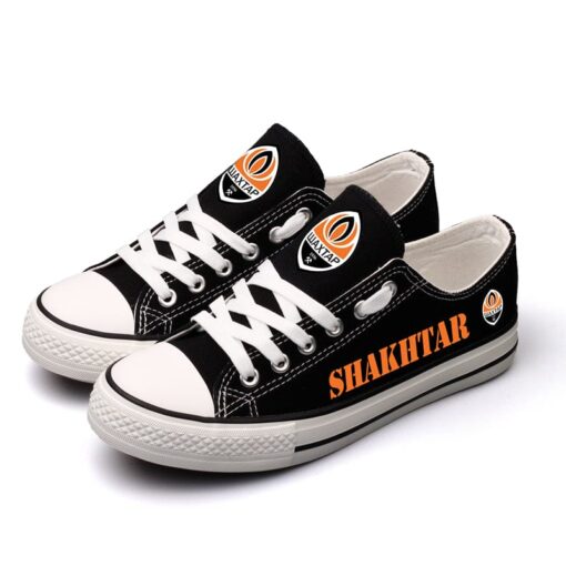 FC Shakhtar Donetsk Low Top Canvas Sport Sneakers Shoes For Men Women Fans