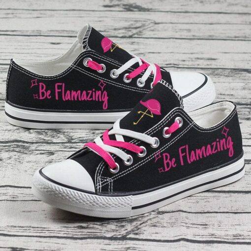 Flamingo Canvas Sneakers Shoes For Men Women Fans