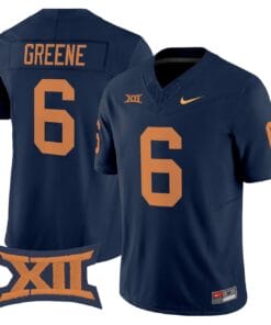 Garrett Greene Jersey #6 West Virginia Mountaineers 1965 Throwback Stitched