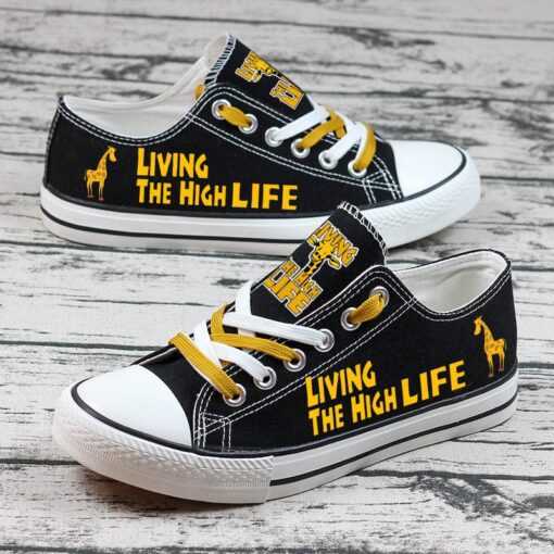 Giraffe Canvas Sneakers Shoes For Men Women Fans - Image 3