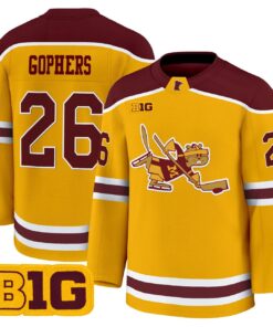 Gophers Jersey #26 Minnesota Golden Gophers 2025-26 Premium Stitched