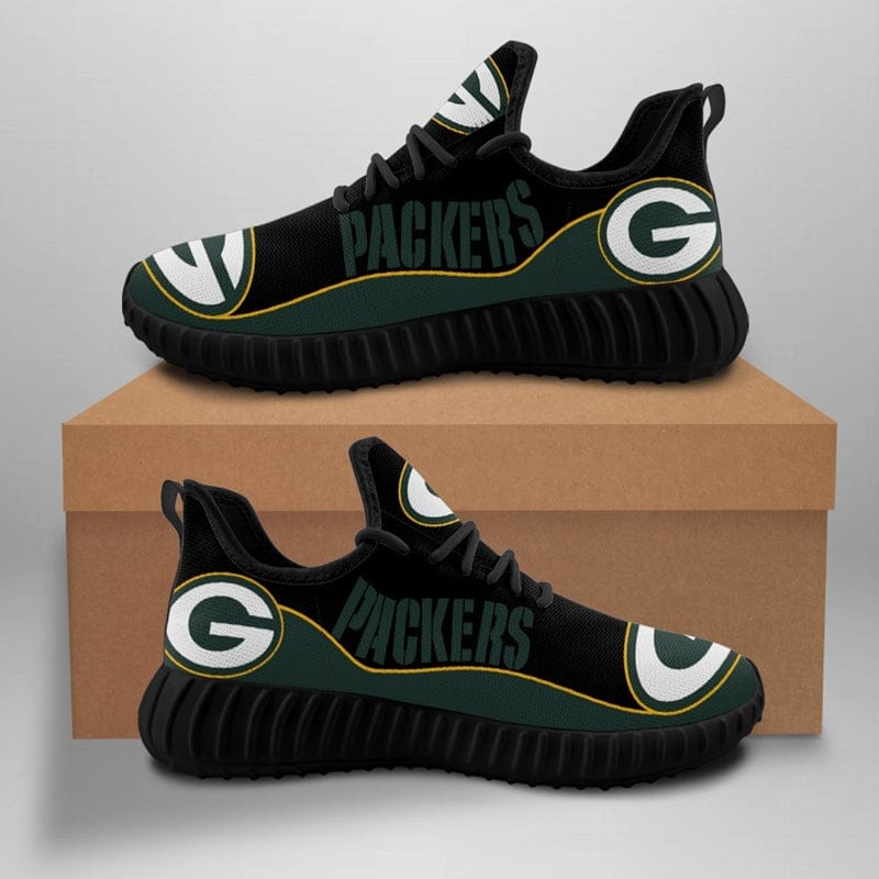 Green Bay Packers Sneaker Shoes NFL For Men Women Fans