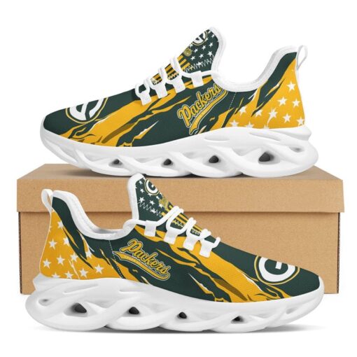 Green Bay Packers Max Soul Sneakers Shoes Elevate Your Every Step - Image 2