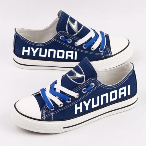 Hyundai Canvas Sneakers Shoes For Men Women Fans - Image 4