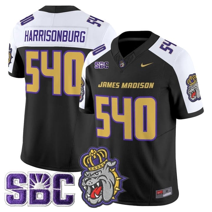Harrisonburg Jersey #540 James Madison Dukes 2025 Vapor Limited Stitched