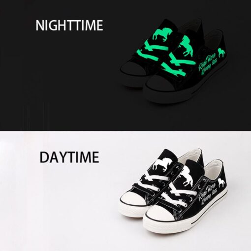 Horse Canvas Sneakers Shoes For Men Women Fans