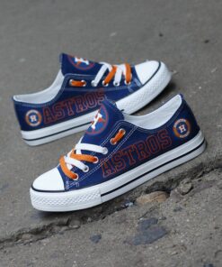 Houston Astros Limited Print MLB Students Low Top Canvas Shoes Sport Sneakers 3 bf6f1f73 3975 4920 b7ba cce735ba8f65