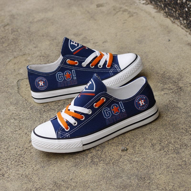 Houston Astros Limited Print Low Top Canvas Shoes Sport Sneakers For Men Women Fans - Image 3