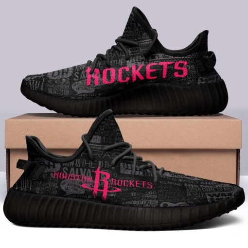 Houston Rockets NBA 350v Yeezy Sneakers For Men Women Fans - Image 3