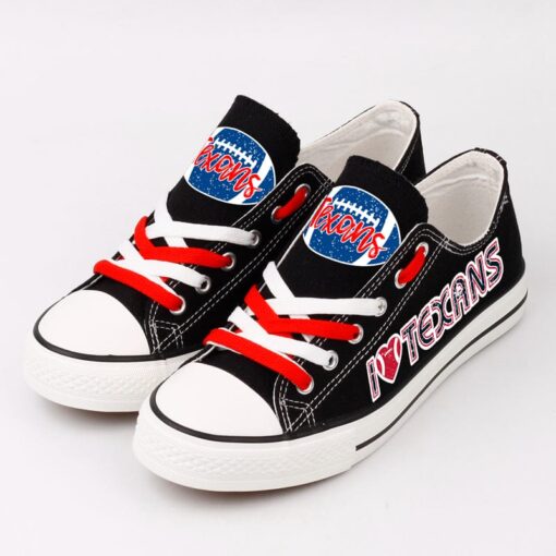 Houston Texans Low Top Canvas Sport Sneakers Shoes For Men Women Fans - Image 7