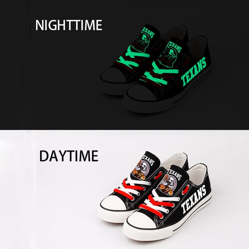 Houston Texans Low Top Canvas Sport Sneakers Shoes For Men Women Fans - Image 4