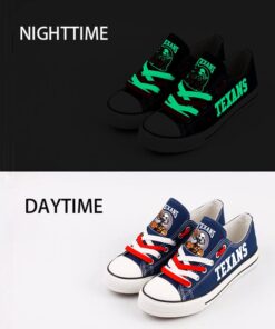 Houston Texans Limited Print NFL Students Low Top Canvas Shoes Sport Sneakers c43f011f e4fa 4d99 9ab6 63fc43c011de