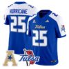 HurricaneJersey 25TulsaGoldenHurricane2025VaporLimitedStitchedRoyalAlter