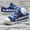 Indianapolis Colts Limited Print NFL Students Low Top Canvas Shoes Sport Sneakers 2