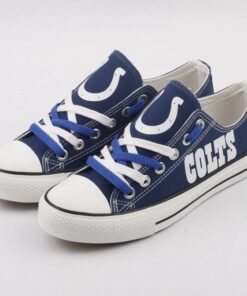 Indianapolis Colts Limited Print NFL Students Low Top Canvas Shoes Sport Sneakers 3 4cd65e41 3c48 4ec6 8703 b43275993a13