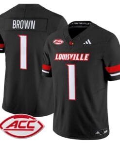 Isaac Brown Jersey #1 Louisville Cardinals 2025 Vapor Limited Stitched