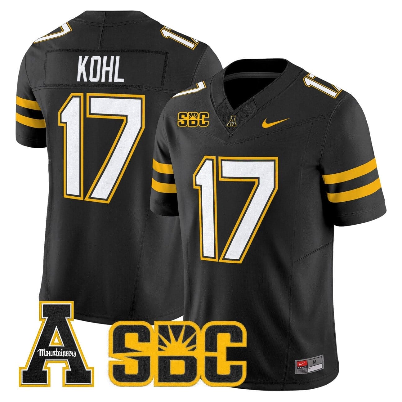 JJ Kohl Jersey #17 App State Mountaineers 2025 Vapor Limited Stitched - Image 2