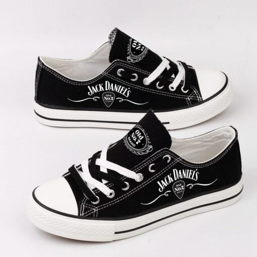 Jack Daniels Low Top Canvas Sport Sneakers Shoes For Men Women Fans - Image 2