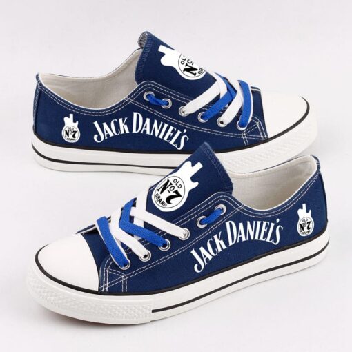 Jack Daniels Low Top Canvas Sport Sneakers Shoes For Men Women Fans - Image 3