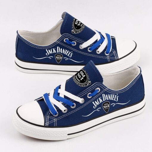 Jack Daniels Low Top Canvas Sport Sneakers Shoes For Men Women Fans