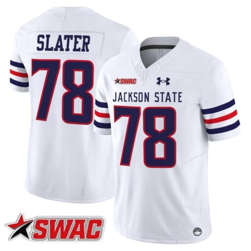 Jackie Slater Jersey #78 Jackson State Tigers 2025 Limited Stitched - Image 2