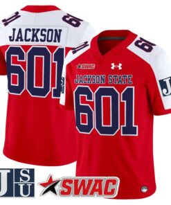 Jackson Jersey 601 Jackson State Tigers 2025 Vapor Limited Stitched Red Alter