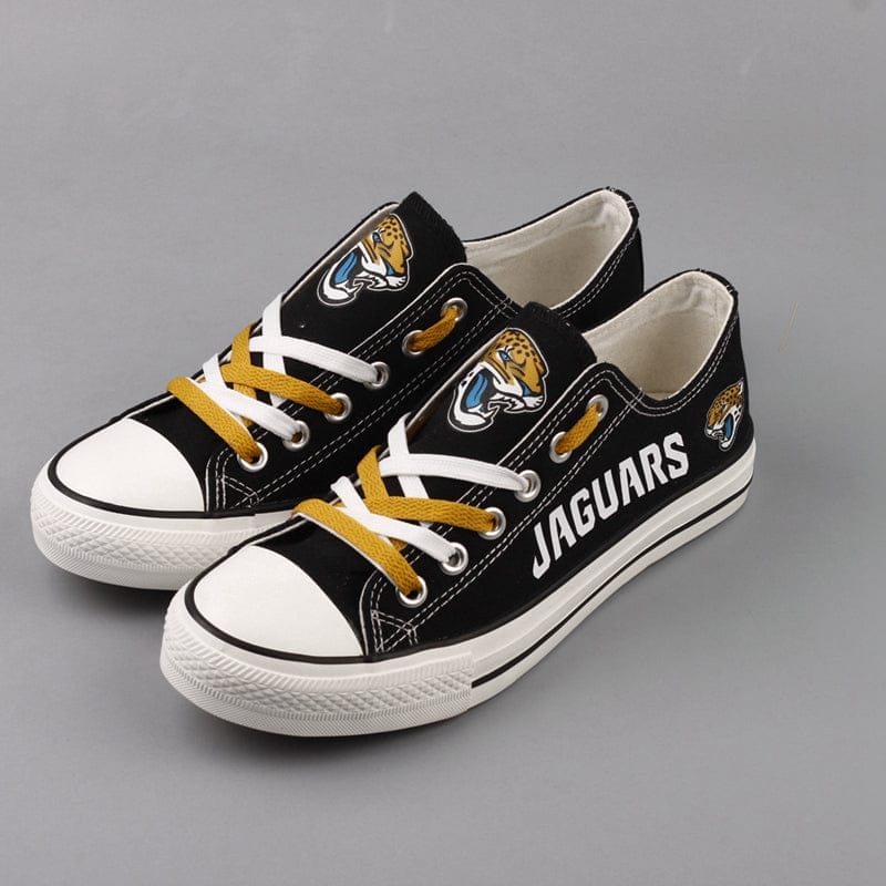Jacksonville Jaguars Low Top Canvas Sport Sneakers Shoes For Men Women Fans