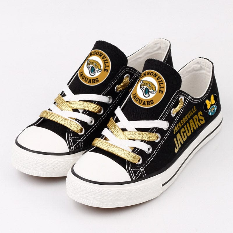 Jacksonville Jaguars Low Top Canvas Sport Sneakers Shoes For Men Women Fans - Image 2