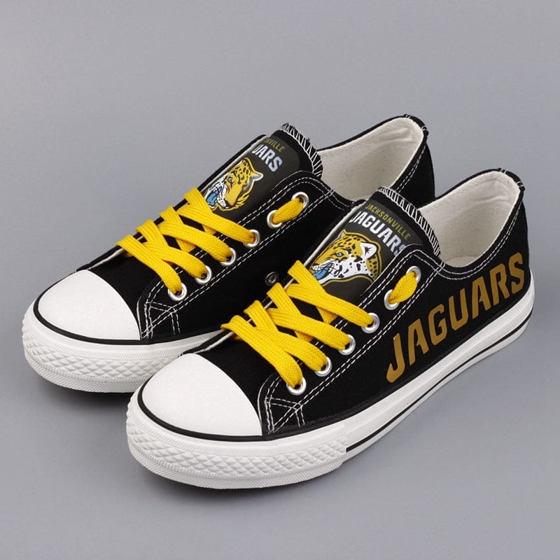 Jacksonville Jaguars Low Top Canvas Sport Sneakers Shoes For Men Women Fans - Image 3