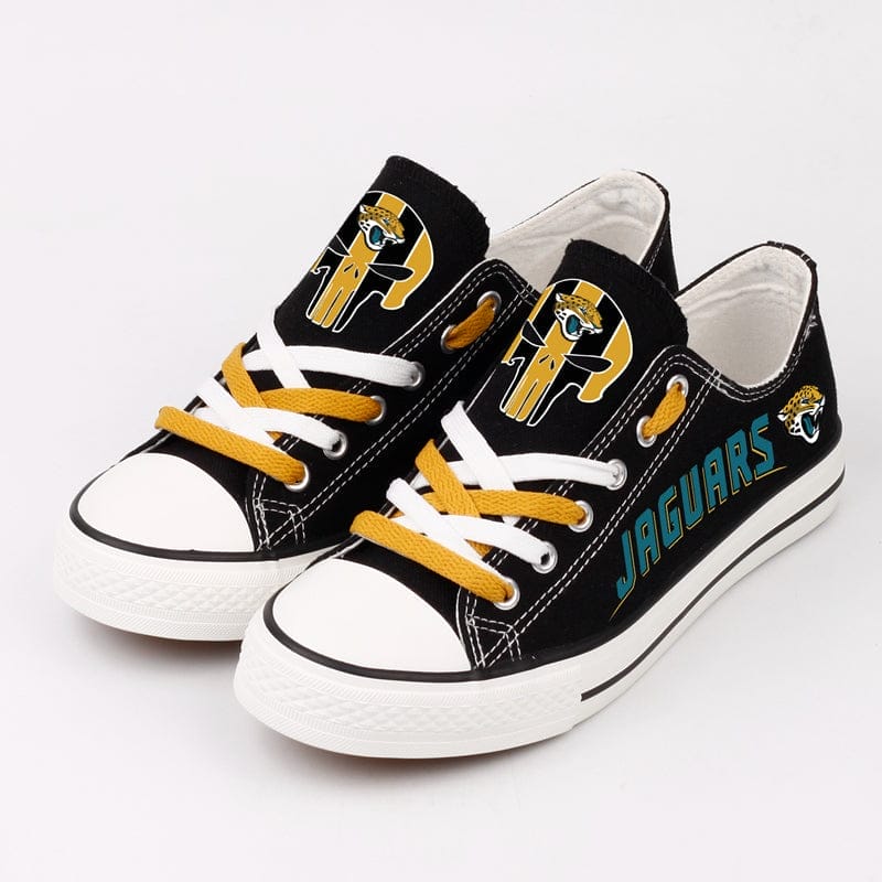Jacksonville Jaguars Low Top Canvas Sport Sneakers Shoes For Men Women Fans - Image 5
