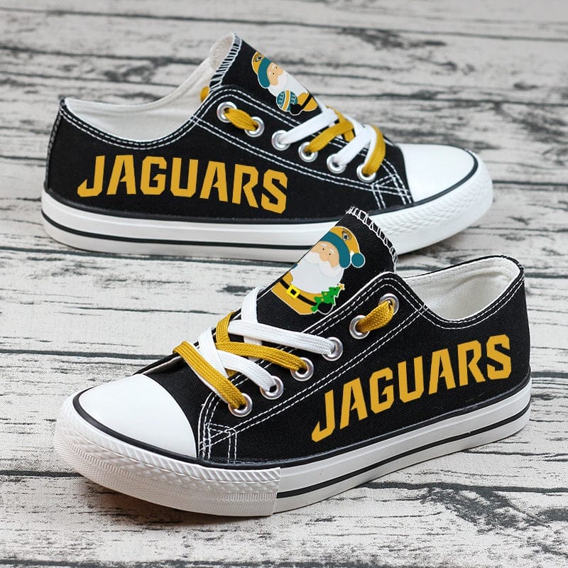 Jacksonville Jaguars Low Top Canvas Sport Sneakers Shoes For Men Women Fans