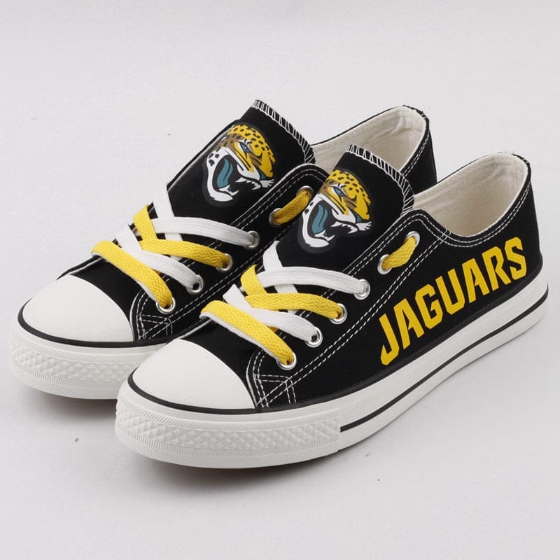Jacksonville Jaguars Low Top Canvas Sport Sneakers Shoes For Men Women Fans - Image 2