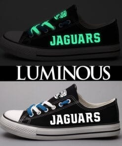 Jacksonville Jaguars Limited Print NFL Students Low Top Canvas Shoes Sport Sneakers 3 78634924 16e0 4565 ade3 bd3db94688cf
