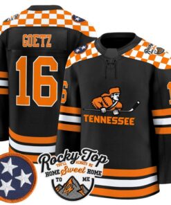 James Goetz Jersey #16 Tennessee Volunteers 2025-26 Hockey Premium Stitched