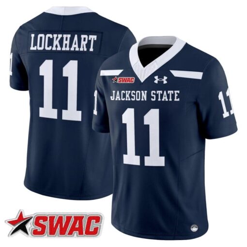 Jared Lockhart Jersey #11 Jackson State Tigers 2025 Limited Stitched - Image 4
