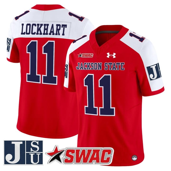 Jared Lockhart Jersey #11 Jackson State Tigers 2025 Limited Stitched - Image 3