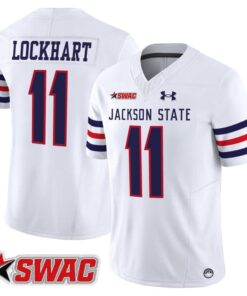 Jared Lockhart Jersey 11 Jackson State Tigers 2025 Limited Stitched White
