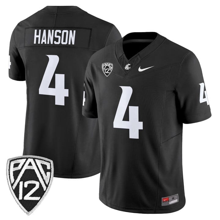 Jason Hanson Jersey #4 Washington State Cougars 2025 Vapor Limited Stitched - Image 2