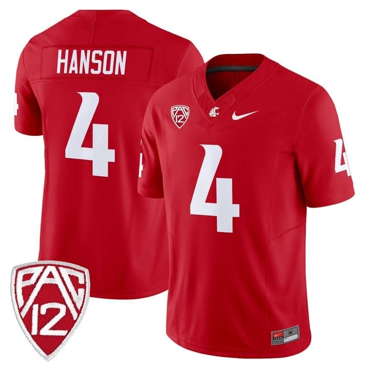 Jason Hanson Jersey #4 Washington State Cougars 2025 Vapor Limited Stitched - Image 4