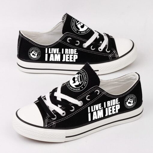 Jeep 1 Canvas Sneakers Shoes For Men Women Fans - Image 4