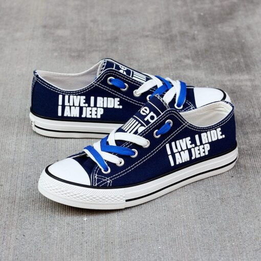 Jeep 1 Canvas Sneakers Shoes For Men Women Fans - Image 5